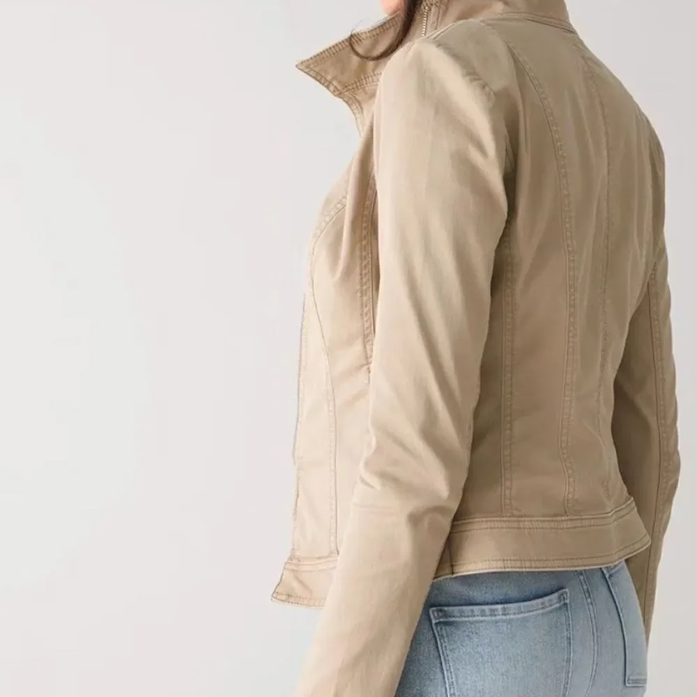 White House Black Market Ruffle Front Jacket